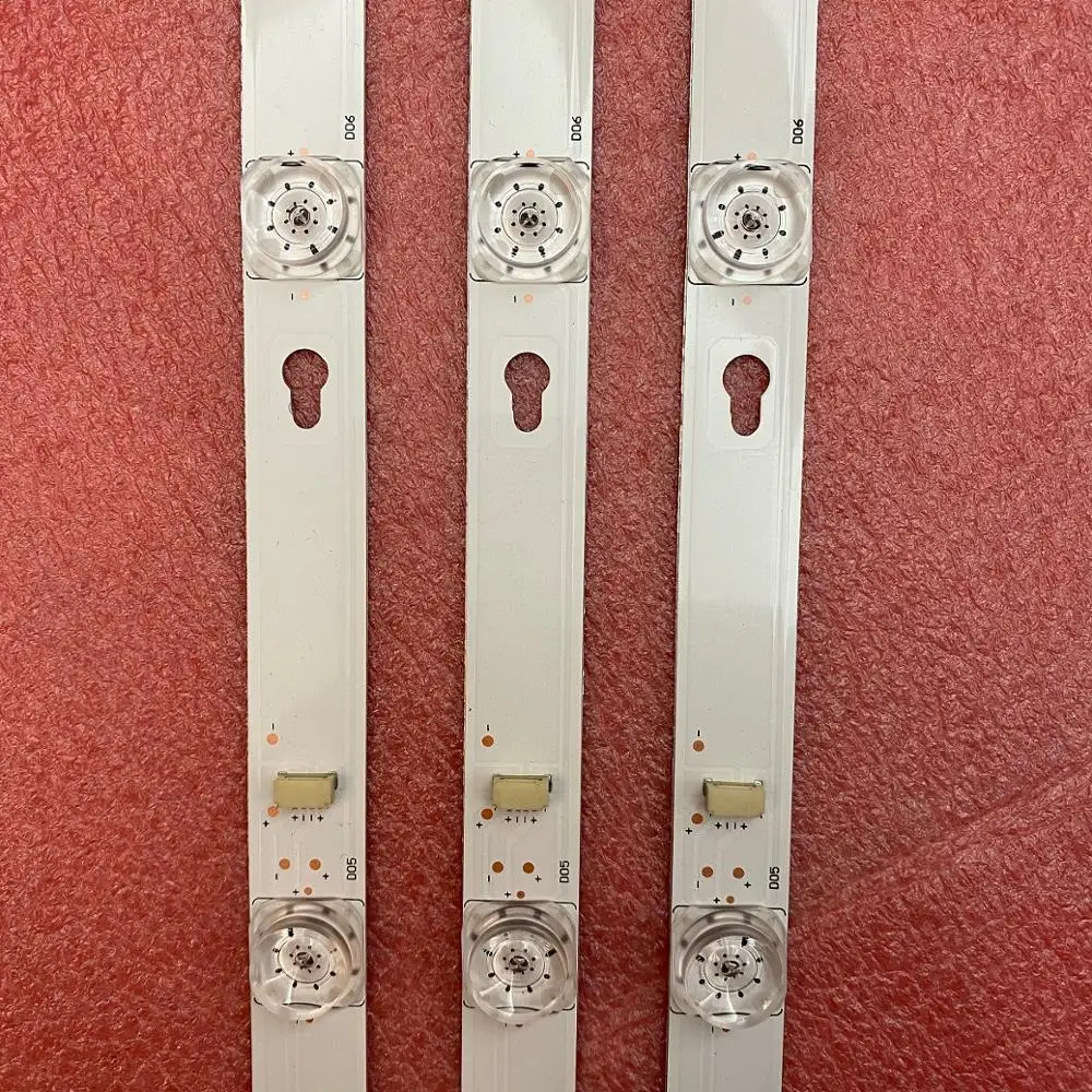 3 шт. светодиодный фонарь для подсветки Thomson 43UC6306 43UC6406 TCL 43S303 43S305 43DP608 D43A810 TOT_43D2900_3X8 OEM43LB06 _ 30f2.1|Запасные части| |