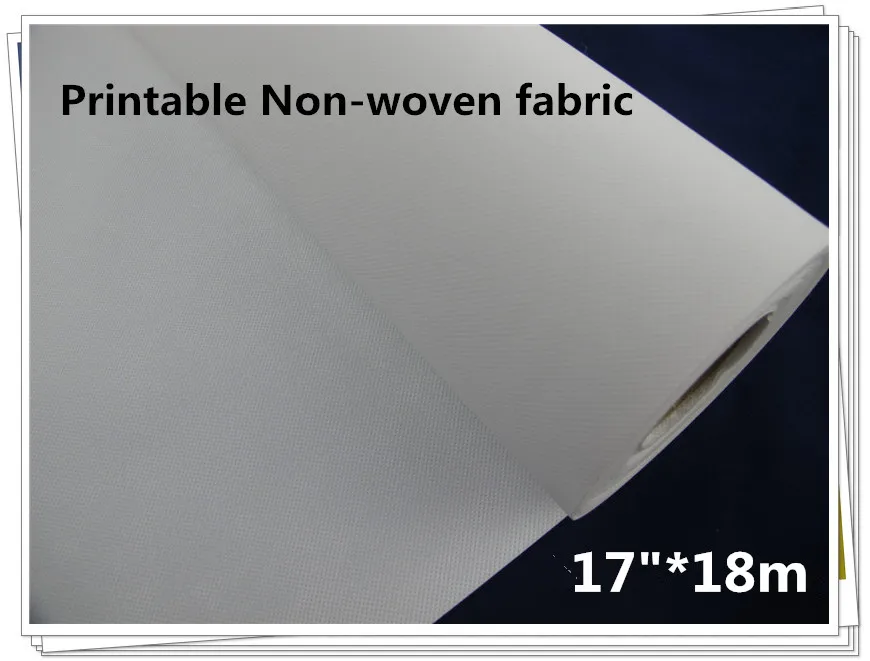 1"* 18 м матовая поверхность струйный нетканый рулон ткани для струйного принтера