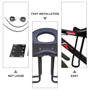 

1pc Bicycle Saddle Front Safety Seat Children Kid Bike Seat Bike Accessory