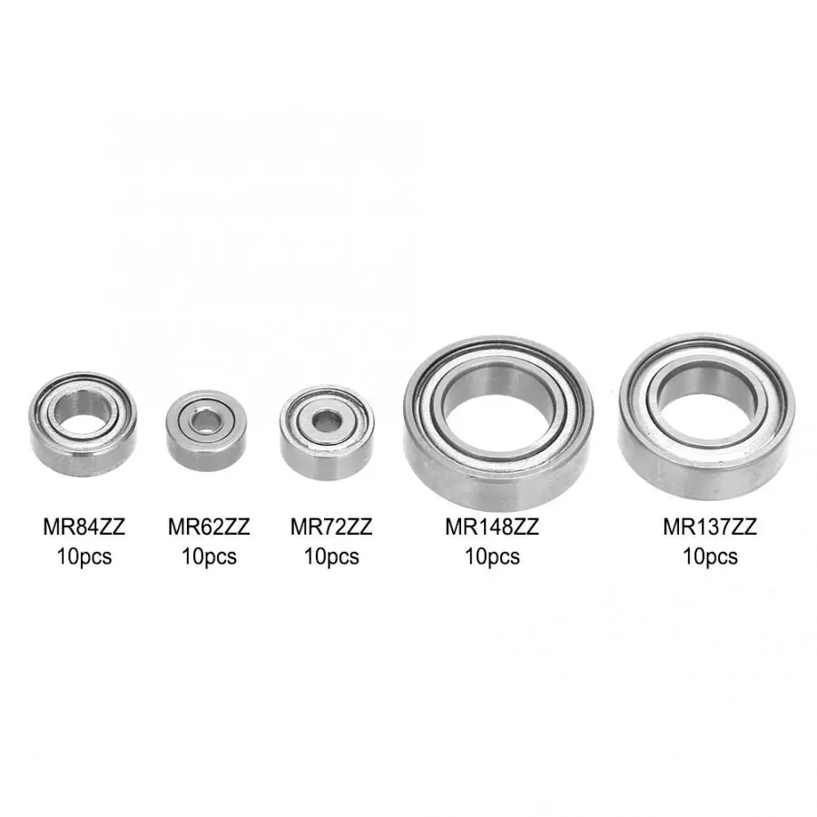 

10Pcs/set MR Type Double-sided Sealing Ball Bearings Deep Groove Steel Bearings ball bearing