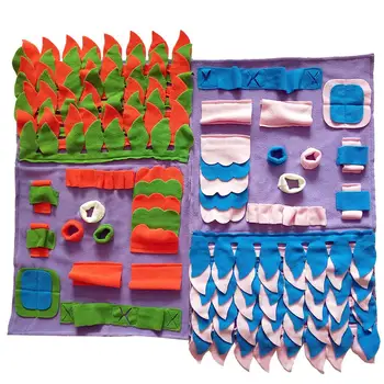 

Dog Puzzle Toys Pet Snuffle Feeding Mat Interactive Game Training Blanket Toys Pet Mats Easy to Clean and Store