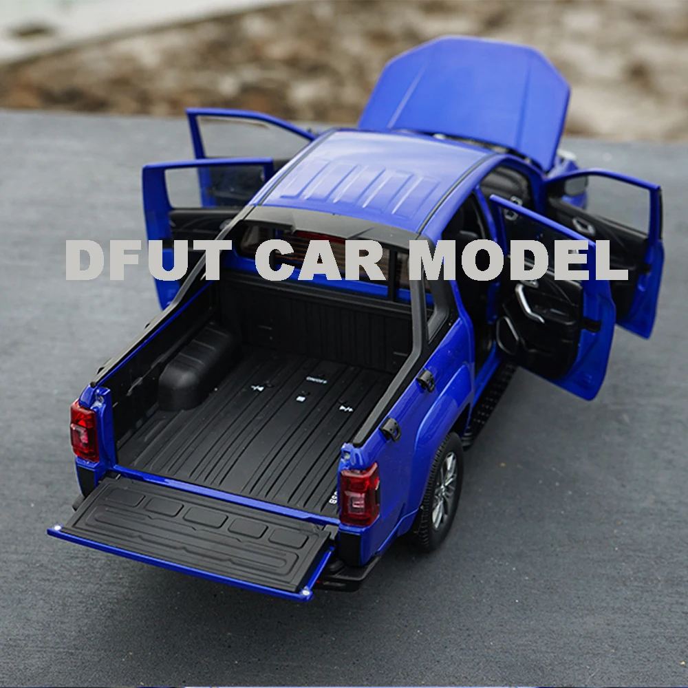1:18 Alloy Toy Vehicles JMC YU HU Pickup Car Model Of Children's Toy Cars Original Authorized Authentic Kids Toys