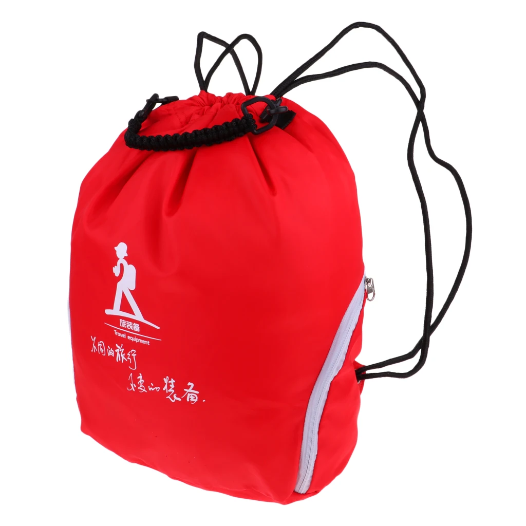 Unisex Bag Drawstring Sack Sport Travel Outdoor Backpack Waterproof Soft Lightweight and Durable Drawstring Backpack