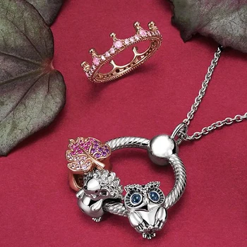 

Seialoy New Snake Chain Letter O Pendant Necklace Beads Charm Necklace For Women Original Lovers Necklace Boys Girl Jewelry Gift