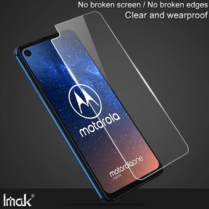 Для Motorola Moto One Vision Moto P50 Защитная пленка для экрана IMAK Прозрачная мягкая прозрачная Взрывозащищенная защита от трещин