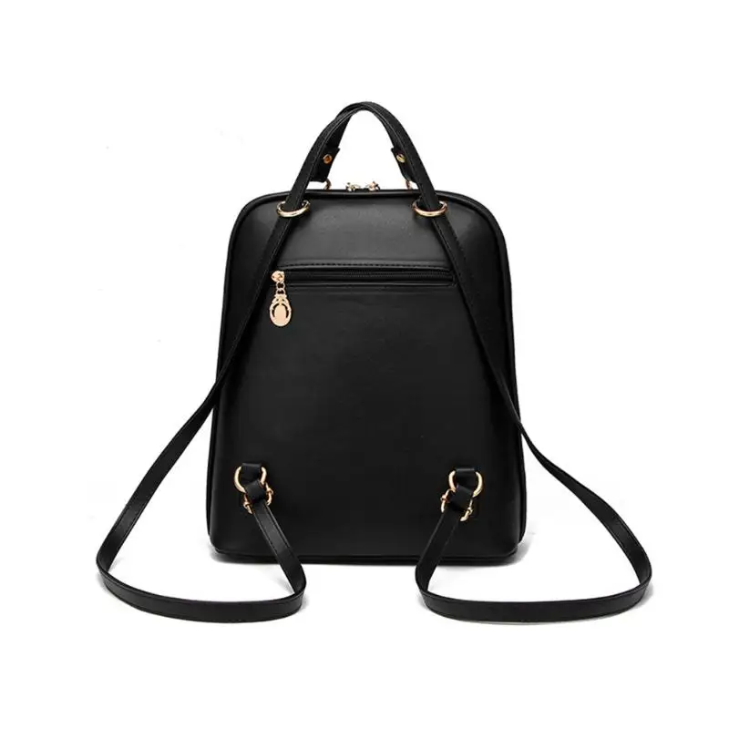 Гил Bagckpack Лидер продаж из искусственной кожи сумки Для женщин рюкзак элегантный дизайн с кулоном Медвежонок для девочек школьные сумки на ремне Рюкзак
