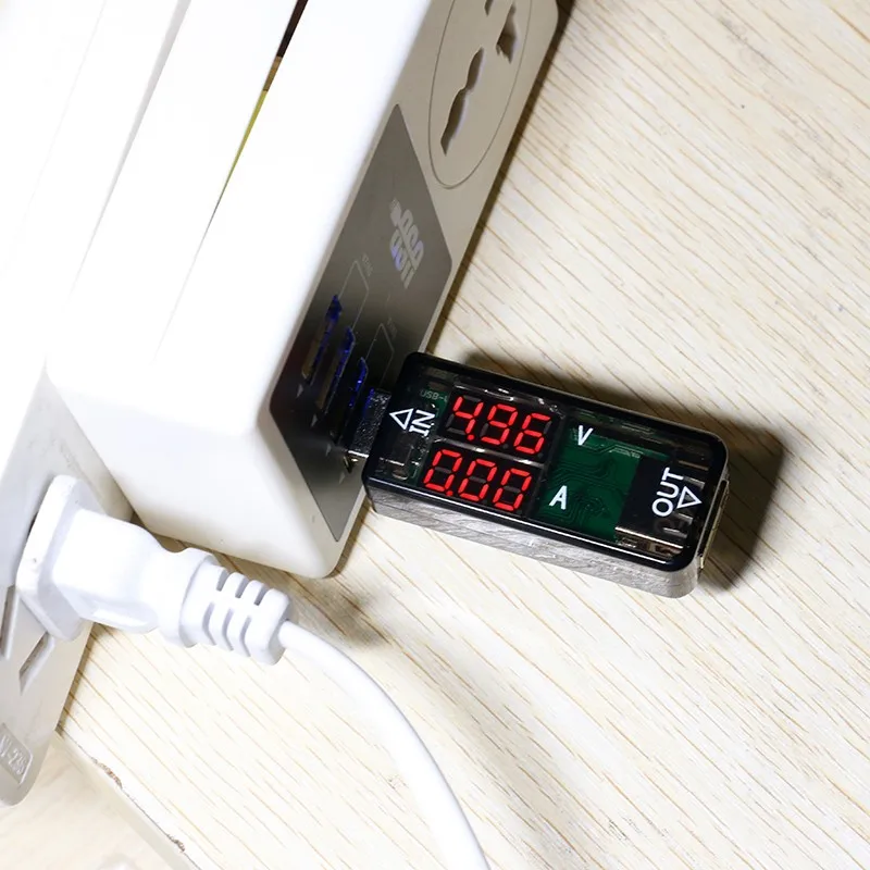 USB зарядное устройство Доктор Вольтметр DC 3,2-10 В 0-3A зарядное устройство вольтметр ЖК-тестер напряжения тока измеритель мощности текст черный синий мини