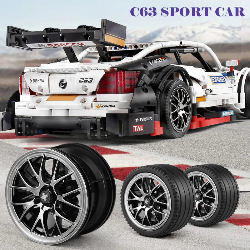 Форма KING 13075 Technic AMG C63 DTM спортивный гоночный автомобиль модель комплект