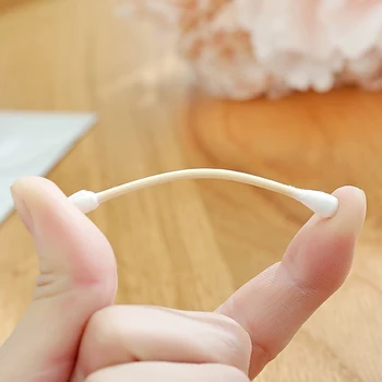 

100 double-head cotton swabs grafted false eyelashes cotton swabs hygienic cotton swabs clean beauty cotton swabs makeup remover