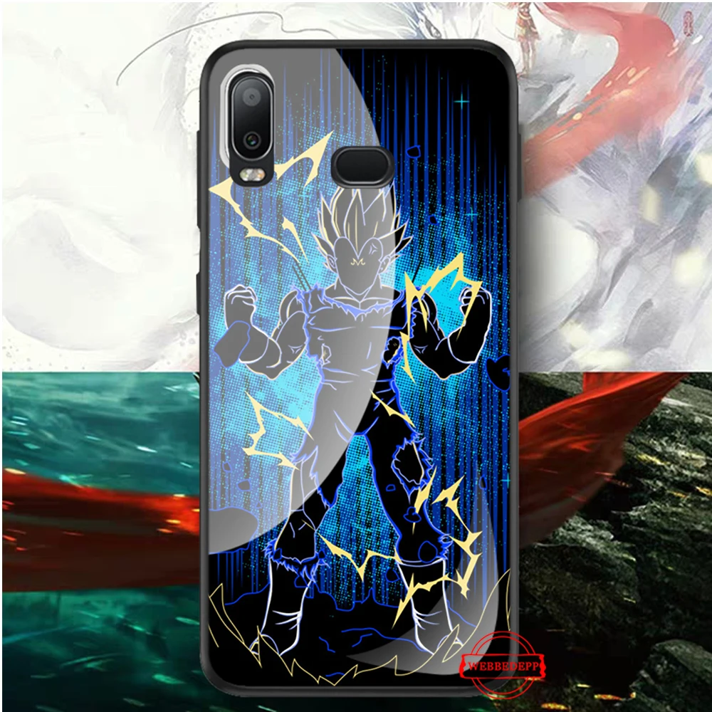 TG4 Majin Вегета Dragon шарообразный стеклянный чехол для samsung S7 край S8 S9 S10 плюс A10 A20 A30 A40 A50 A60 A70 Note 8, 9, 10 - Цвет: TG4