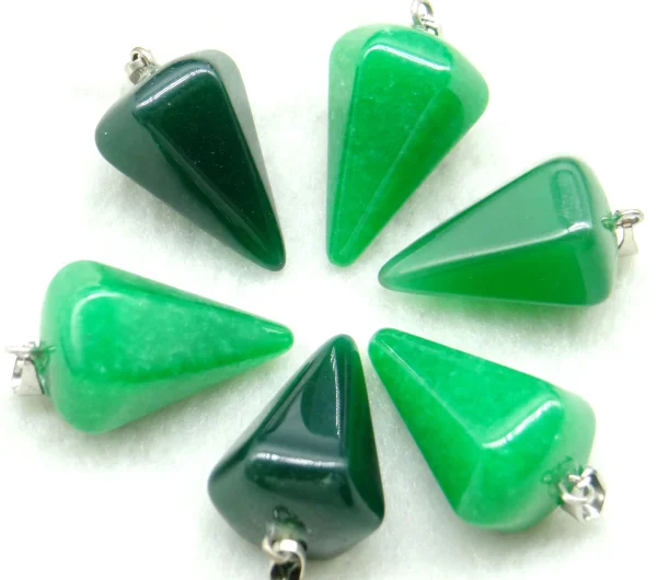 Natural Stone Turquoises Opal Quartz crystal tiger eye lapis charms Pendant For DIY jewelry making Necklace Accessories12pcs - Окраска металла: NO.20