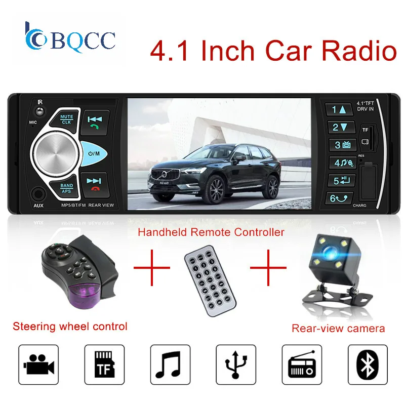 Автомобильное радио 1 Din 4 &quotTouch 4022D Авторадио Стерео Bluetooth Мультимедиа MP5 плеер