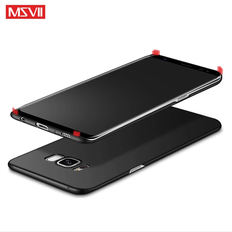 For Samsung Galaxy S8 S9 Cases MSVII Slim Coque for Samsung S8 S9 Plus Phone Case Hard PC Cover for Samsung S 8 S 9 Plus Funda 2