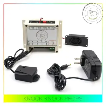 

BearHoHo Room Escape Props Knock on Door to Unlock Vibration Induction to Open the Door Adventure Game