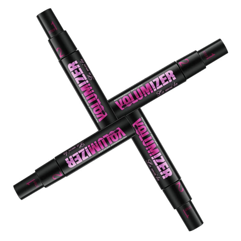 New Mascara Double-headed Mascara Waterproof Is Not Easy To Smudge Long Thick Eyelashes Eye Cosmetics