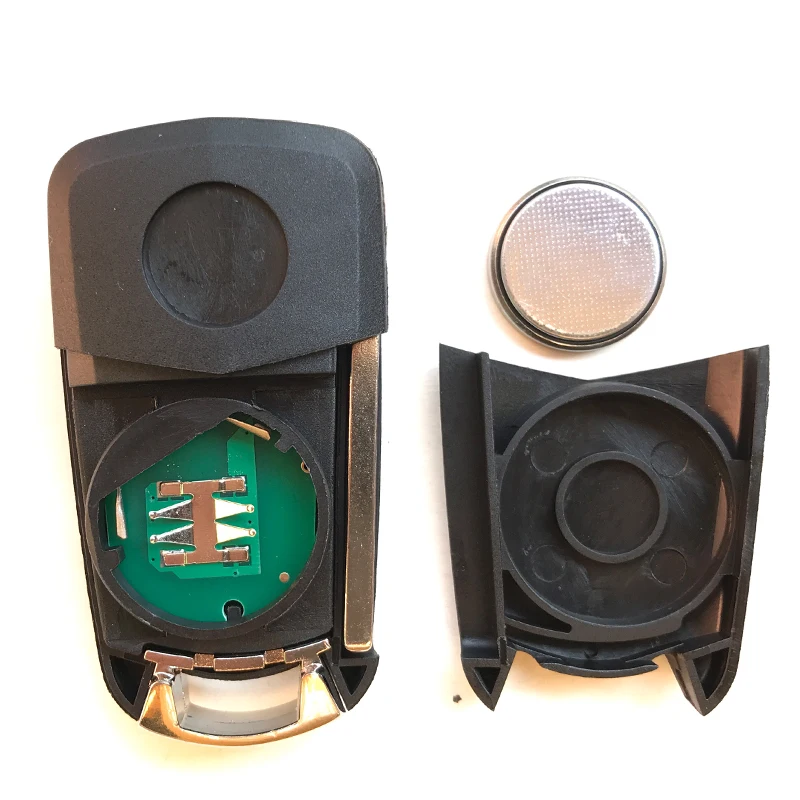 2 кнопки дистанционного ключа для Opel/Vauxhall Corsa D 2007-2012/Meriva B 2010-2013 сменный Автомобильный ключ с чипом PCF7941 433 МГц