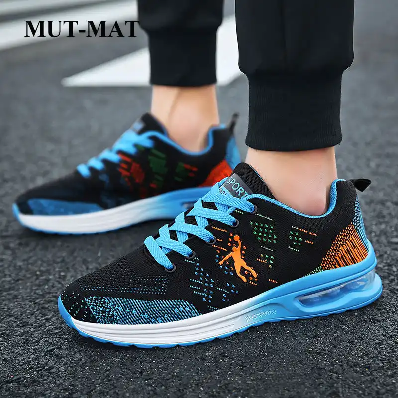 Men's casual flying woven mesh sneakers Clearance