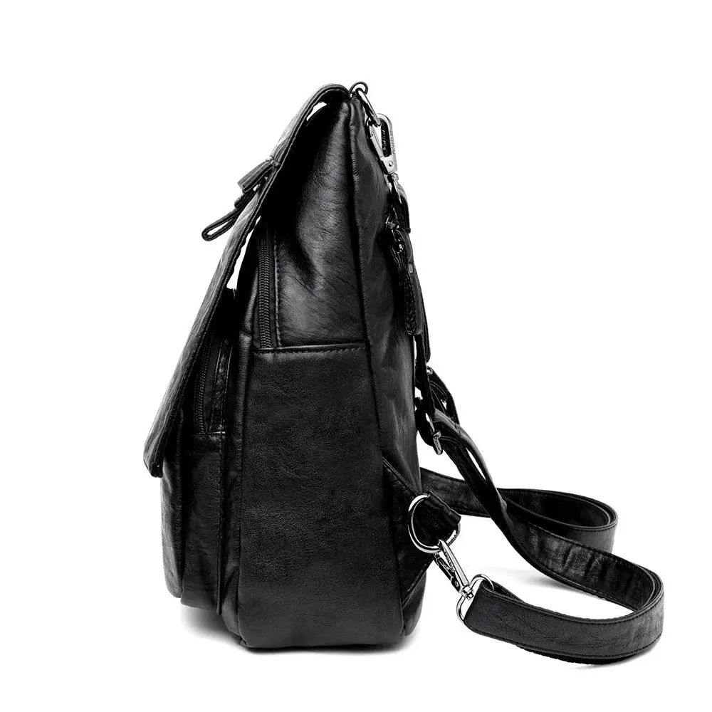 Высококачественный кожаный женский рюкзак, новинка, Модный женский рюкзак, сумки, большая вместительность, школьная сумка, Mochila Feminina Sac A Dos Femme