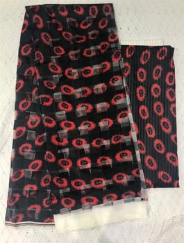 

Modal Organza Satin Silk Fabric African Soft Wax Print Fabric 2 yard chiffon 4 yard audel modell Imitated Ankara Fabric 010508