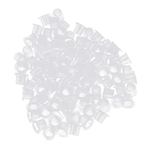 100 Plastic Tattoo Ink Cup Caps Pots Clean and Hygiene