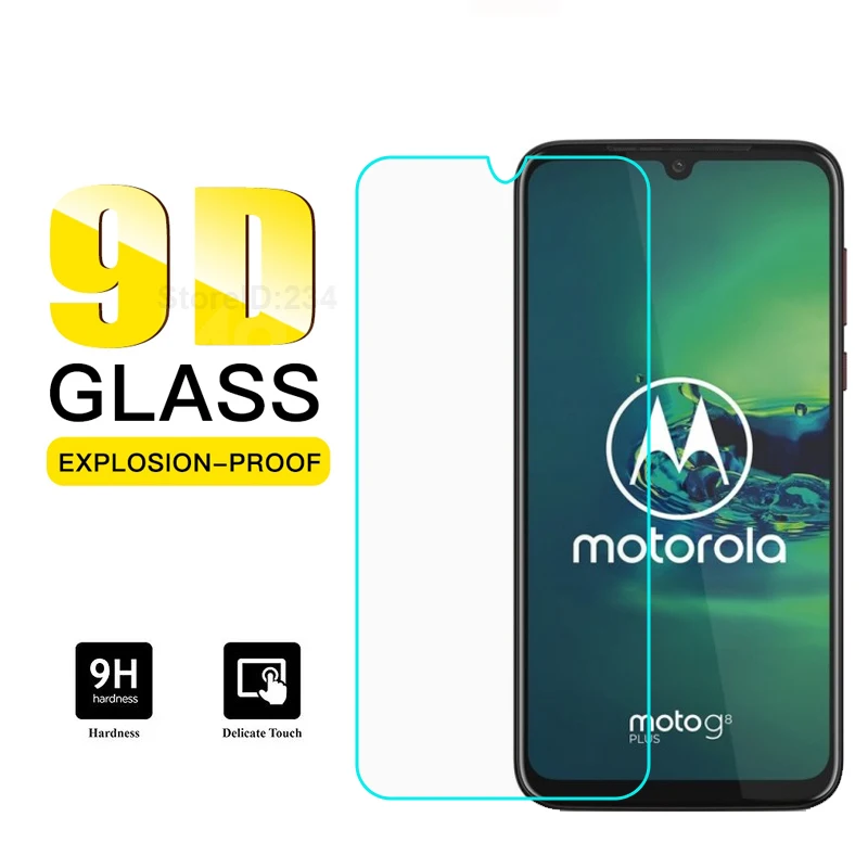 Закаленное стекло 9H 2.5D для Motorola G8 Power Lite Премиум Защитная пленка экрана G 8 Play |