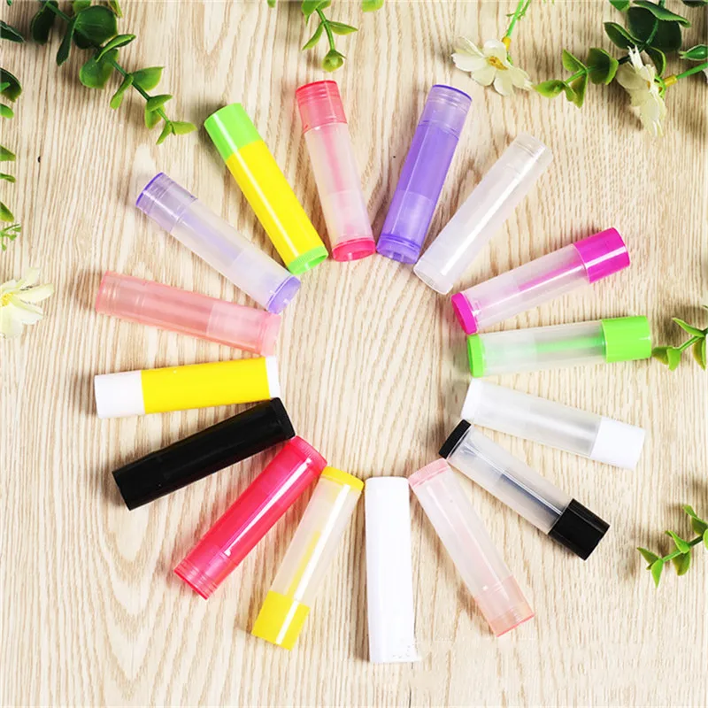 

5ml Lipstick Tube Lip Balm Containers Empty Cosmetic Containers Lotion Container Glue Stick Clear Travel Bottle Makeup Tools