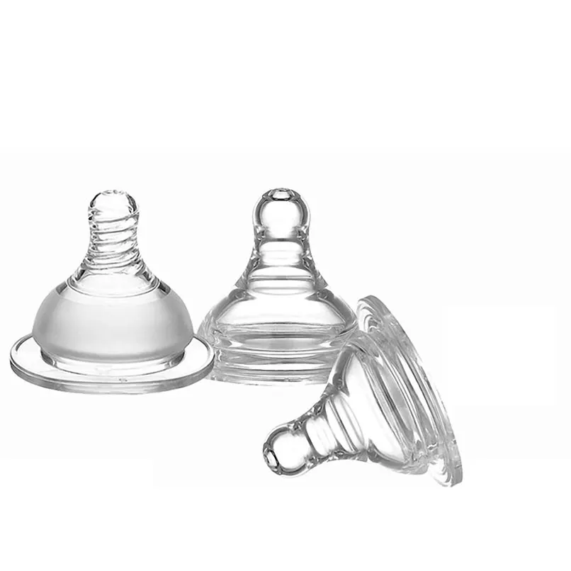 Мягкая силиконовая соска с широким горлом для новорожденных младенцев сменная