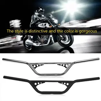 

25mm Retro Style Retrofitted General Motorcycle Handlebar For Harley Metal Iron Motorcycle Accessories Black Silver