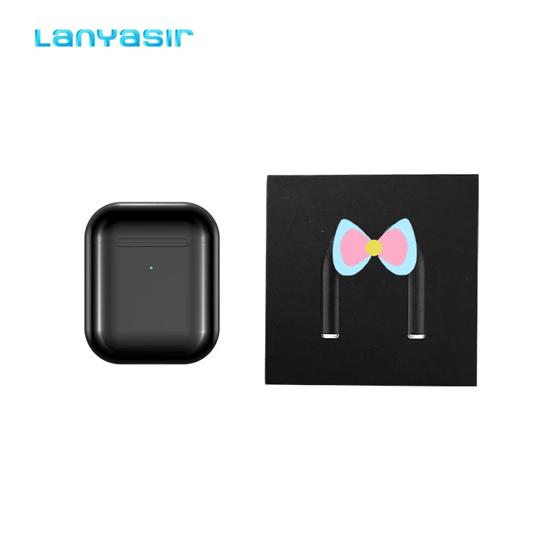 Lanyasir i9000 TWS наушники-вкладыши Смарт сенсор 1:1 Bluetooth 5,0 Наушники Беспроводные водонепроницаемые наушники PK i200 i10000 TWS i9000 - Цвет: i9000 black with box