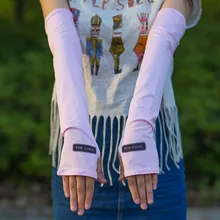 WO мужские перчатки X-long УФ-защита вискоза для вождения мужские тонкие ледяные рукава Защита от солнца манжеты барсер рукава