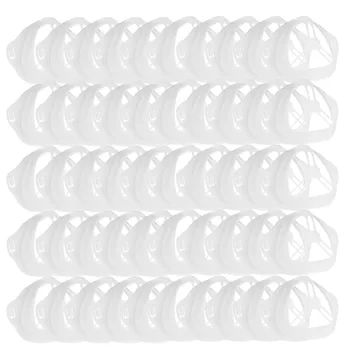 

Mascarilla 50pc Face Mask Fashion Silicone Mask Holder Increases The Breathing Space To Help Breathing Mouth Caps Washable