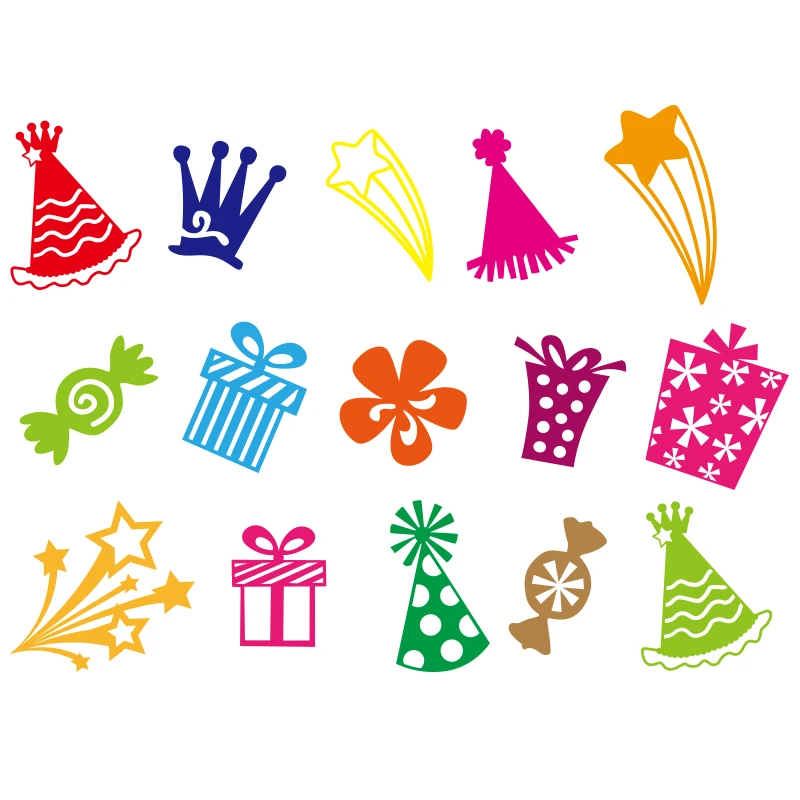 Металлические Вырубные штампы duрождения элементы воздушный шар звезда