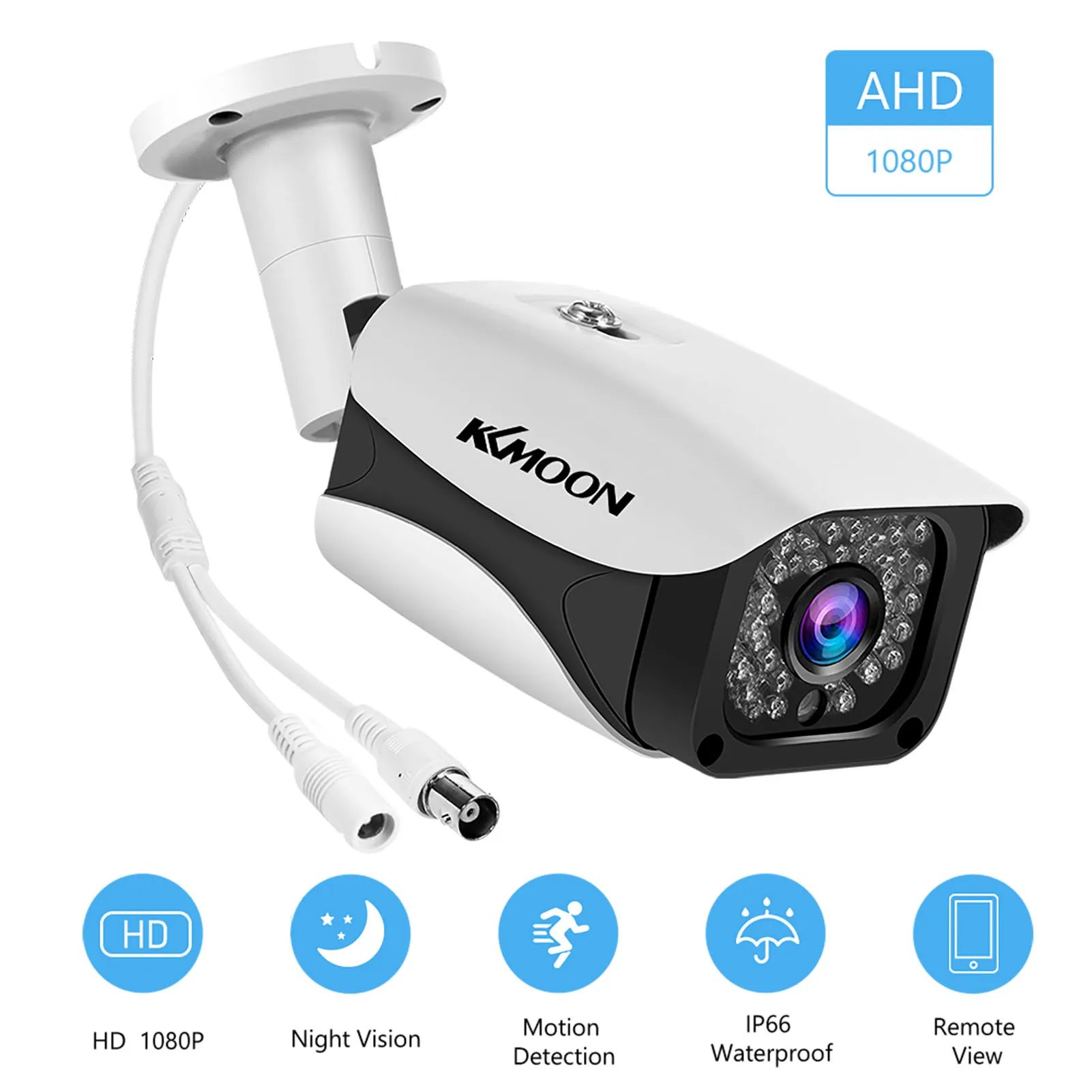 2MP 1080P камера безопасности (Hybrid 4-в-1 CVI/TVI/AHD/CVBS) инфракрасная ночного видения с