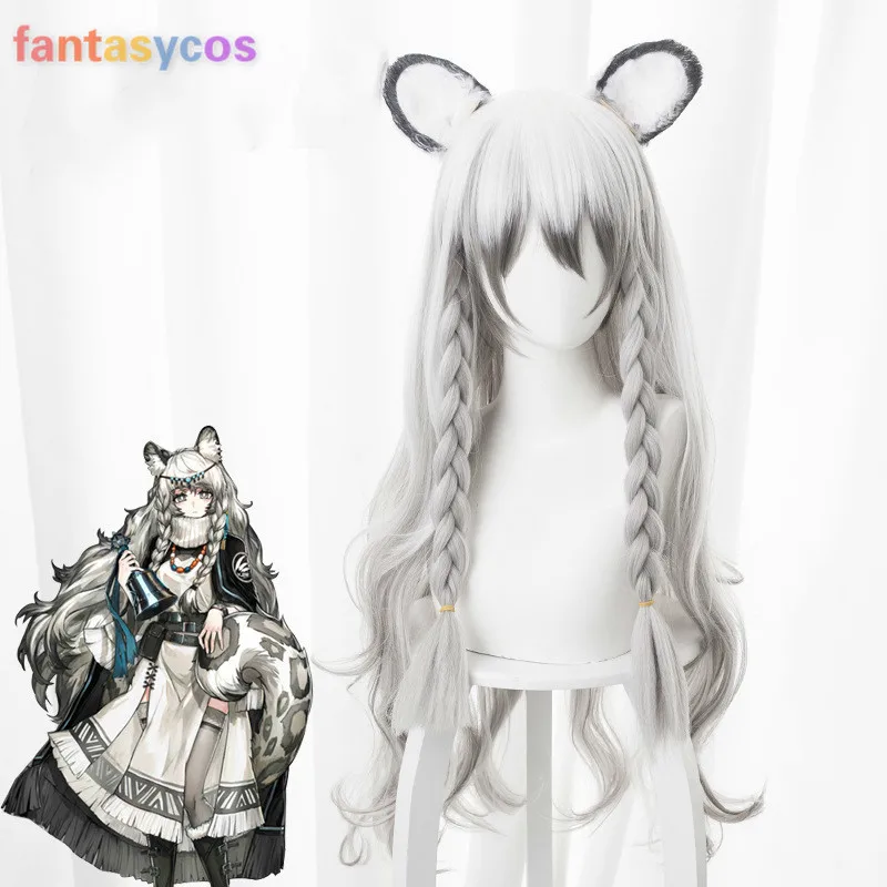 Arknights Pramanix парик для косплея серебряные Смешанные черные длинные термостойкие