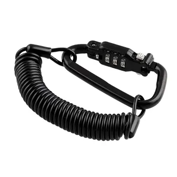 

Motorcycle Helmet Password Lock Telescopic Spring Password Rope Lock