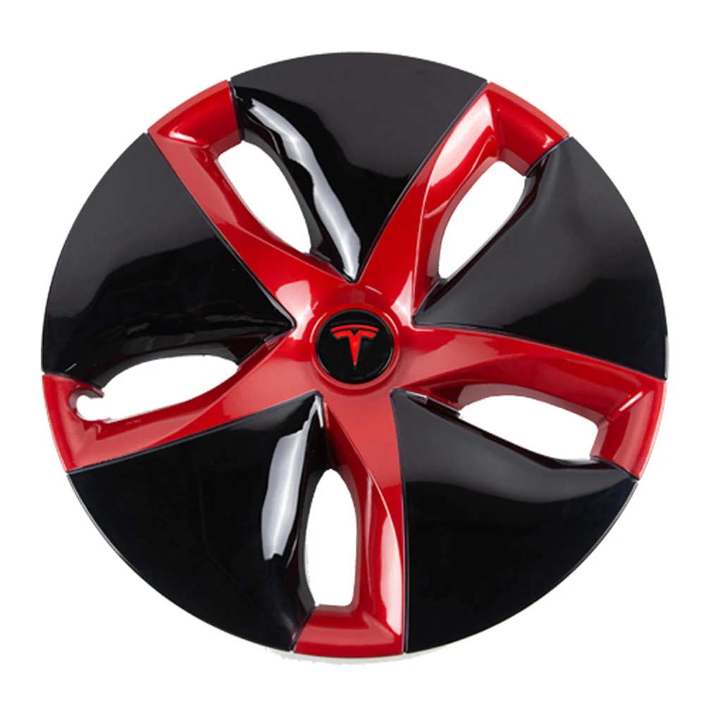 US $83.10 Heenvn Model3 Car Hub Cover For Tesla Model 3 Wheel Cap 18Inch Automobile Hubcap Wheel Cover Model3 Accessories For Tesla Three