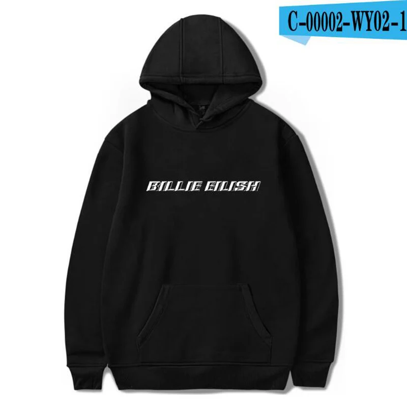 KPOP BILLIE EILISH, 3d Толстовка с капюшоном, Толстовка для мужчин/женщин, с карманами, толстовки с капюшоном, уличная одежда в стиле хип-хоп, хлопковый пуловер с капюшоном, одежда - Цвет: 025