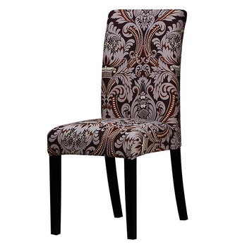 

Printed Floral Universal Size Chair Cover Seat Chair Covers Protector Seat Slipcovers For Hotel Banquet Dining Home Decoration