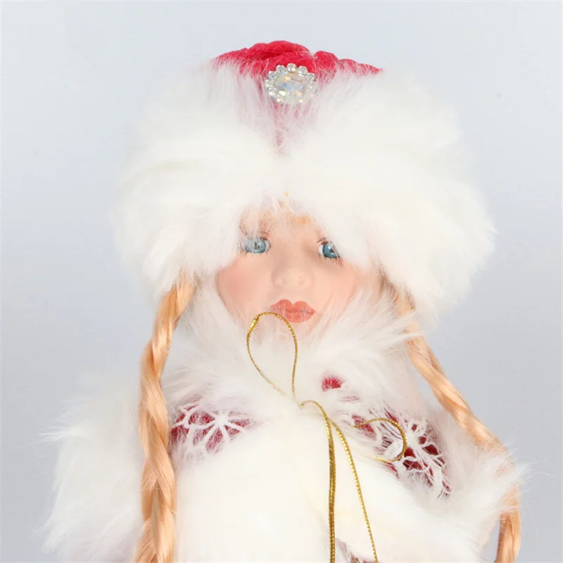 Коробка для конфет, Кукла Снегурочка, рождественские игрушки, Детский Костюм Снегурочки для детей, рождественские украшения для дома, новогодние украшения