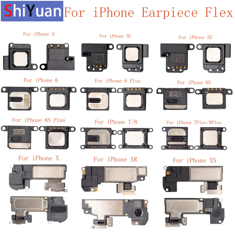 Наушник динамик звук гибкий кабель для iPhone 5 5C 5S SE 6 6S 7 8 Plus X XR XS Max наушников