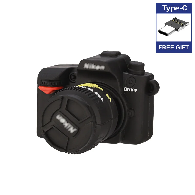 

Free Type-C adapter Creative U disk small camera model series usb flash drive 4GB/8GB/16GB/32GB/64GB/128GB flash memory U disk