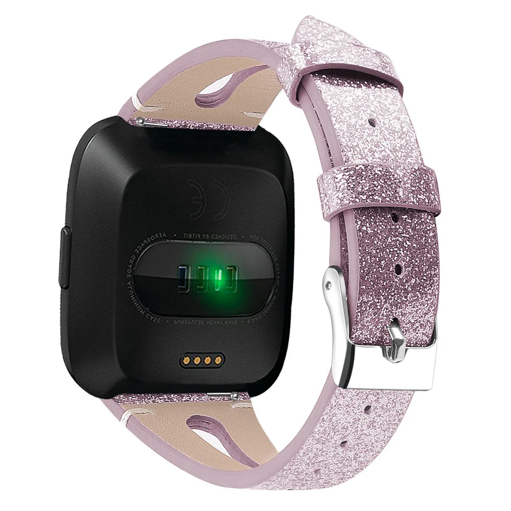 Ouhaobin сменный ремешок для Fitbit Versa, кожаный браслет, ремешок для Fitbit Versa, ремешок 809#2