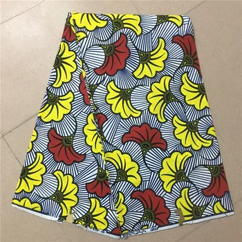 

2020 Beautiful African Ankara prints batik fabric 100% cotton real Nigeria wax high quality sewing material for party dress
