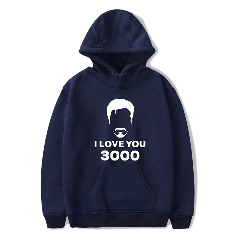 I Love You 3000 толстовка с капюшоном костюм Железного человека толстовка с принтом осенне-зимняя одежда Высокое качество Плюс дропшиппинг