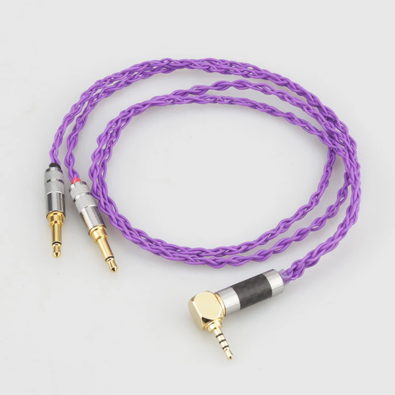 

New 2.5mm Right Angled Balanced 8Cores Silver Plated Head[phone Upgraded Cable For Focal Elegia elear Focal Clear Pro Headphone