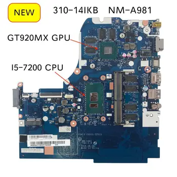 شراءCG413 CG513 CZ513 NM-A981 اللوحة الرئيسية لينوفو 310-14IKB الكمبيوتر المحمول اللوحة الأم I5-7200 وحدة المعالجة المركزية