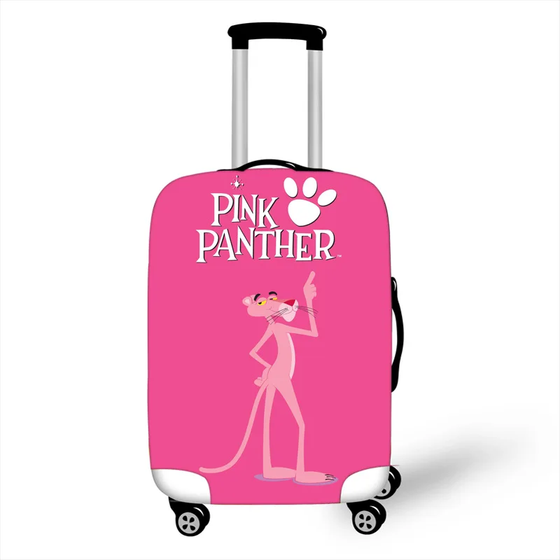 Мультяшная Розовая пантера багажный Защитный чехол накладка эластичные чемоданы пыль аксессуары для путешествий Organizadores 18-32 Inche