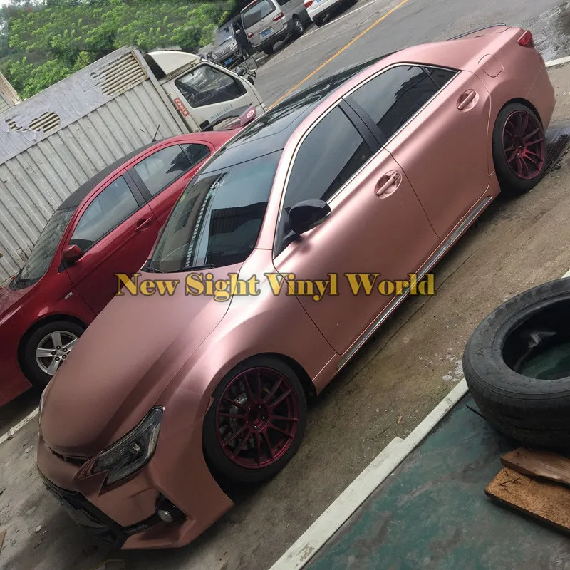 Lightning-Metallic-Rose-Gold-Car-Vinyl-Wrap (33)