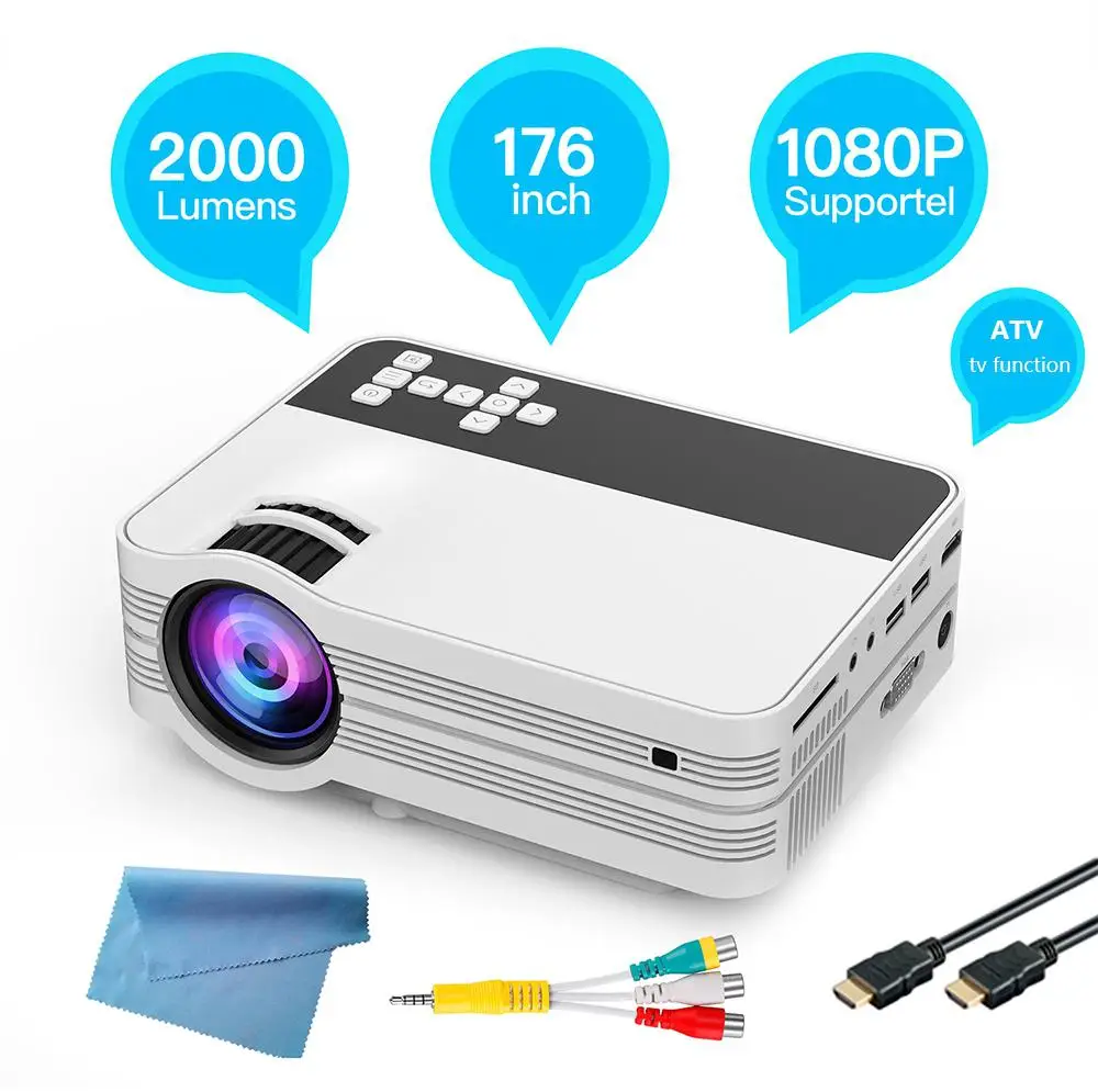 UB10 Мини проектор Full HD 800*480p Цифровое телевидение Funtion Android wifi умный проектор UB10 wifi проектор R25