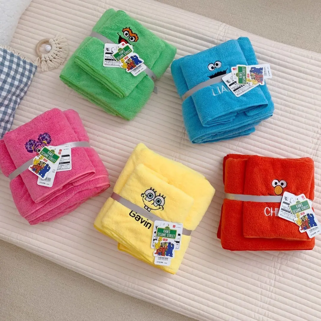

Seconds Hair Chi ~ Linen ~ Street Bath Towel for Children + Towel Set